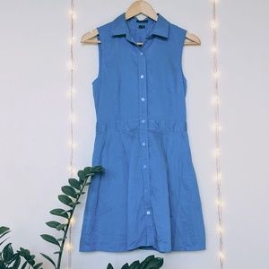 Theory | Lovely Cotton Blue Button-Down Dress 🦋